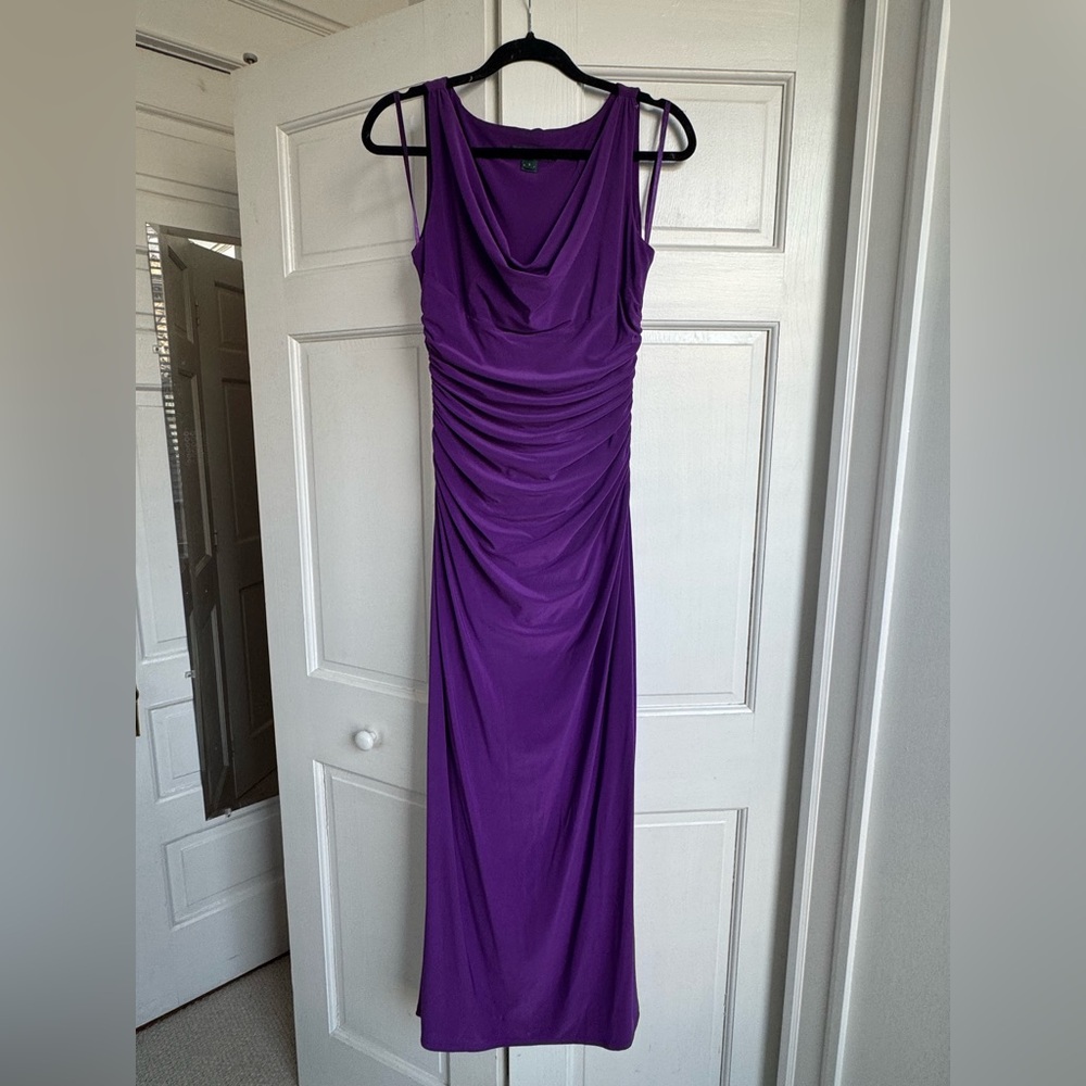 Vintage Ralph Lauren Purple Evening Dress